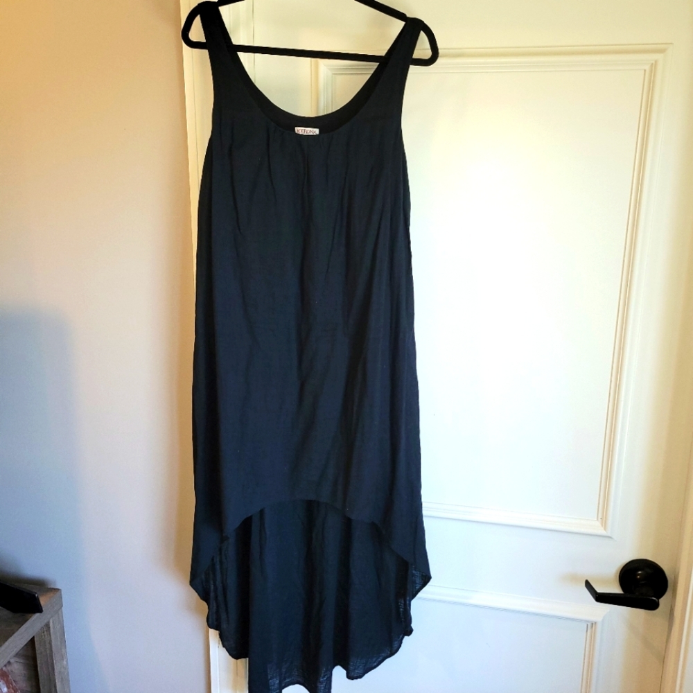 Merona High Low Black Maxi Dress with liner